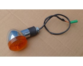 BLINKR ZADNÍ LEVÝ CHROM - JAWA 300CL + MODEL 42 + PÉRÁK - (ZÁNOVNÍ DÍL)